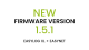 versione firmware 1.5.1