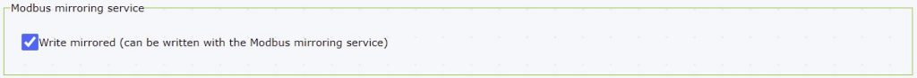 modbus mirroring